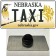 Taxi Nebraska Novelty Metal Hat Pin