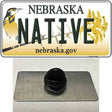 Native Nebraska Novelty Metal Hat Pin