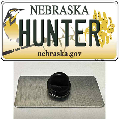 Hunter Nebraska Novelty Metal Hat Pin