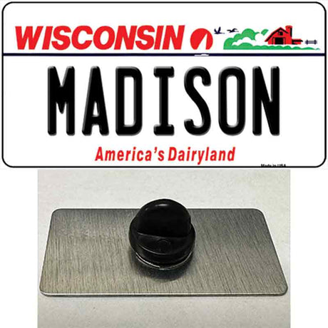 Madison Wisconsin Novelty Metal Hat Pin