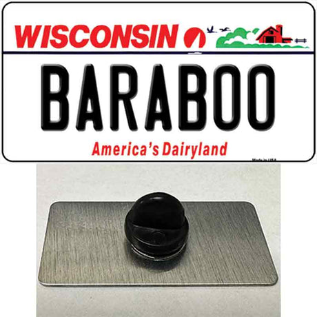 Baraboo Wisconsin Novelty Metal Hat Pin