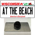 At The Beach Wisconsin Novelty Metal Hat Pin