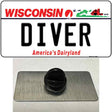 Diver Wisconsin Novelty Metal Hat Pin