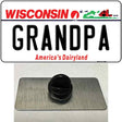 Grandpa Wisconsin Novelty Metal Hat Pin