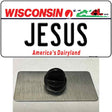 Jesus Wisconsin Novelty Metal Hat Pin