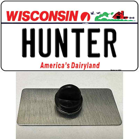 Hunter Wisconsin Novelty Metal Hat Pin