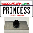 Princess Wisconsin Novelty Metal Hat Pin