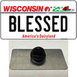 Blessed Wisconsin Novelty Metal Hat Pin