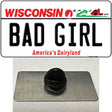 Bad Girl Wisconsin Novelty Metal Hat Pin