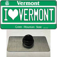 I Love Vermont Novelty Metal Hat Pin