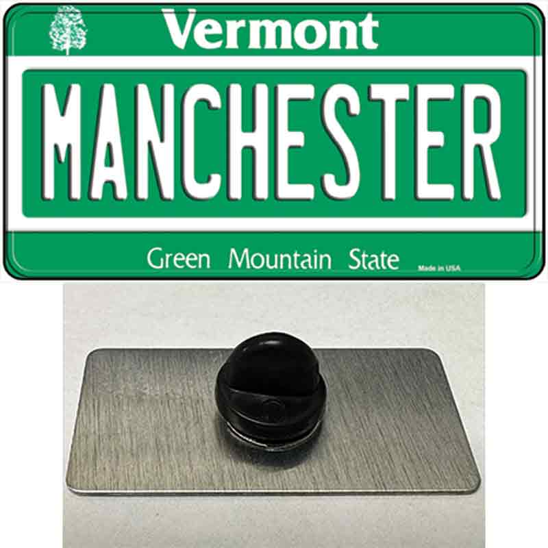 Manchester Vermont Novelty Metal Hat Pin