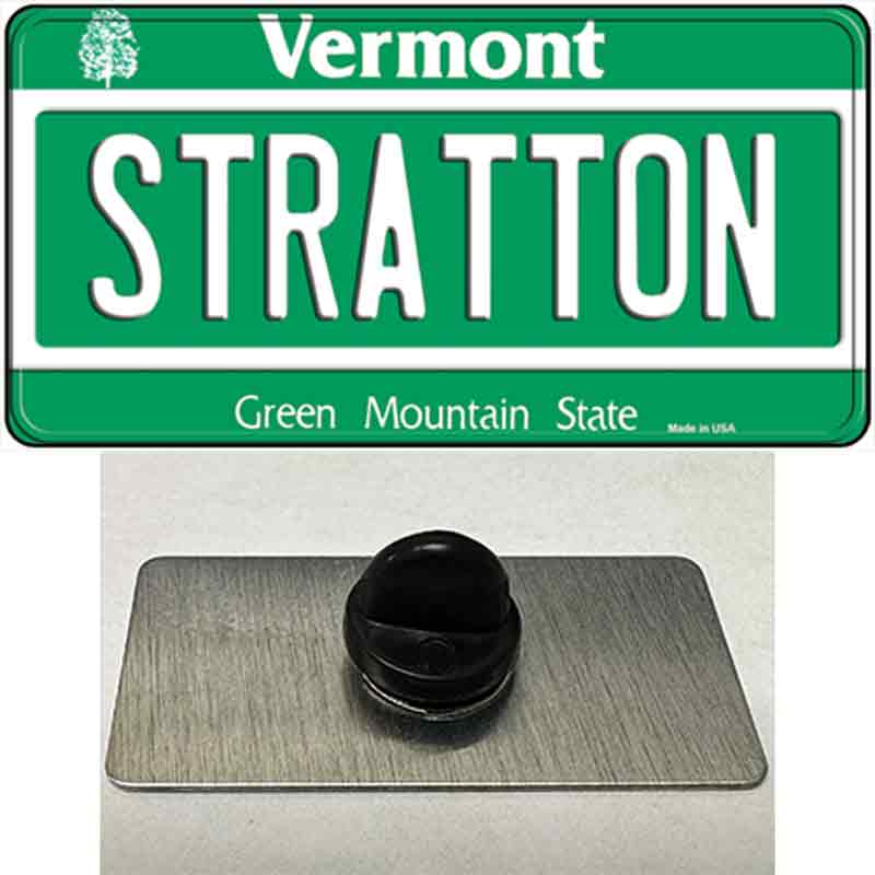 Stratton Vermont Novelty Metal Hat Pin