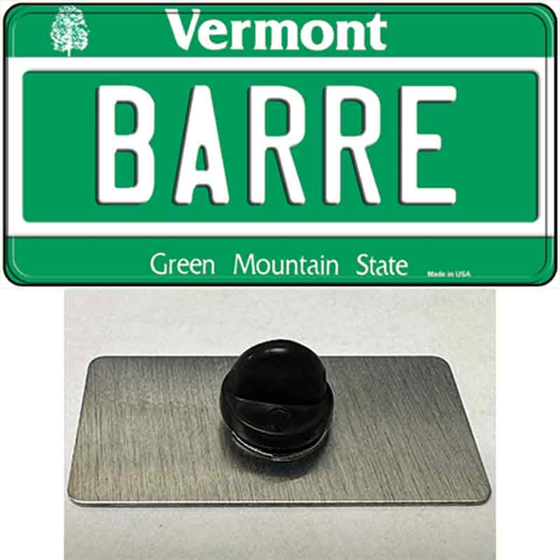 Barre Vermont Novelty Metal Hat Pin