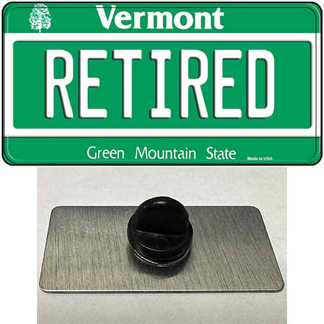 Retired Vermont Novelty Metal Hat Pin