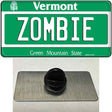 Zombie Vermont Novelty Metal Hat Pin