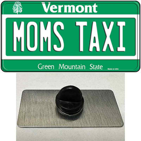 Moms Taxi Vermont Novelty Metal Hat Pin