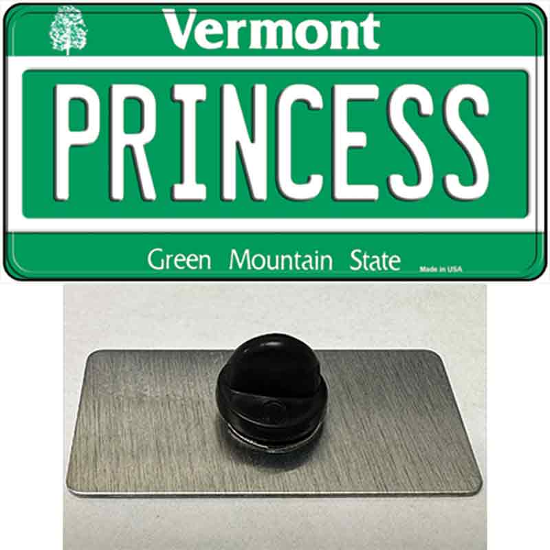 Princess Vermont Novelty Metal Hat Pin