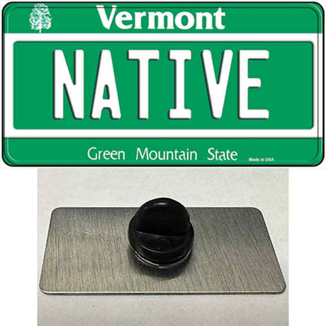 Native Vermont Novelty Metal Hat Pin