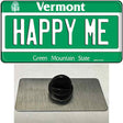 Happy Me Vermont Novelty Metal Hat Pin