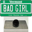 Bad Girl Vermont Novelty Metal Hat Pin