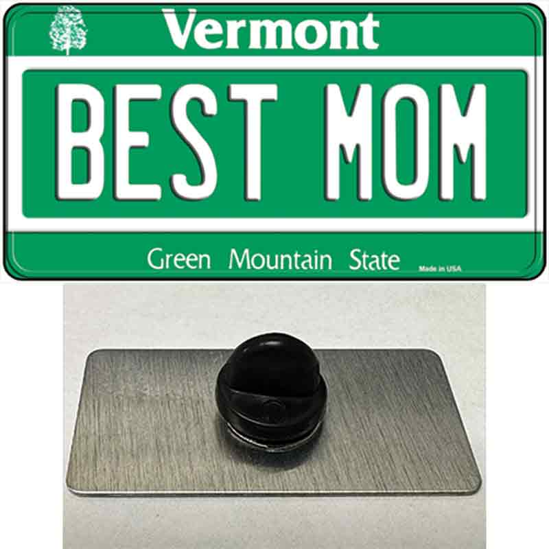 Best Mom Vermont Novelty Metal Hat Pin