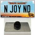 N Joy ND North Dakota Novelty Metal Hat Pin