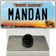 Mandan North Dakota Novelty Metal Hat Pin