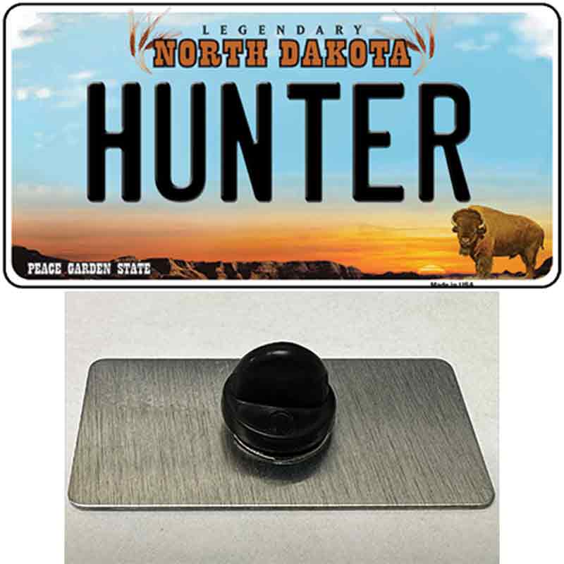 Hunter North Dakota Novelty Metal Hat Pin