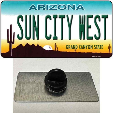 Sun City West Arizona Novelty Metal Hat Pin