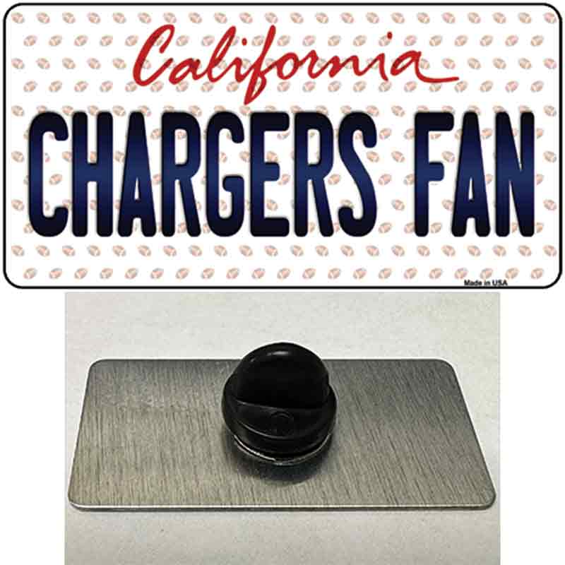 Chargers Fan California Novelty Metal Hat Pin