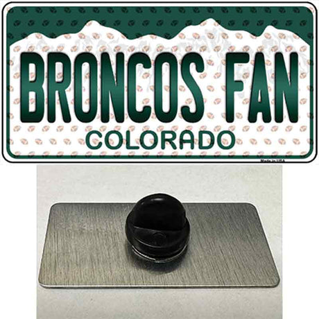 Broncos Fan Colorado Novelty Metal Hat Pin