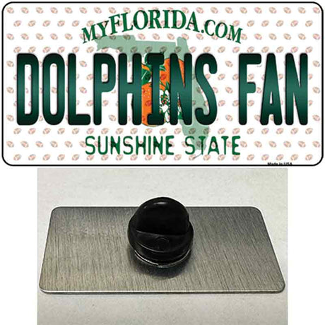 Dolphins Fan Florida Novelty Metal Hat Pin