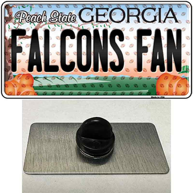 Falcons Fan Georgia Novelty Metal Hat Pin