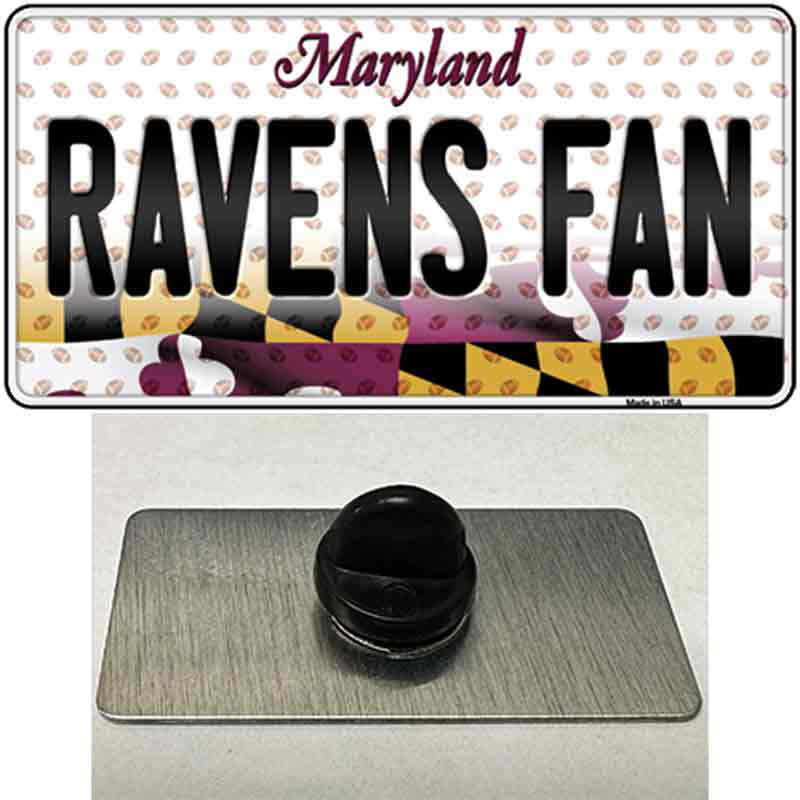 Ravens Fan Maryland Novelty Metal Hat Pin