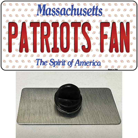 Patriots Fan Massachusetts Novelty Metal Hat Pin