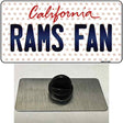 Rams Fan California Novelty Metal Hat Pin