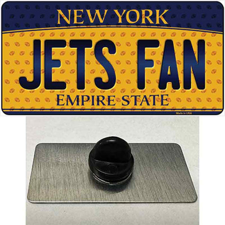 Jets Fan New York Novelty Metal Hat Pin