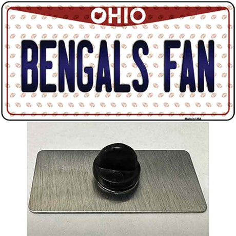 Bengals Fan Ohio Novelty Metal Hat Pin