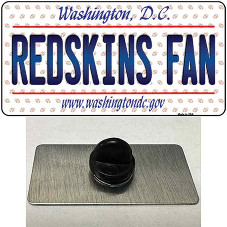 Redskins Fan Washington DC Novelty Metal Hat Pin