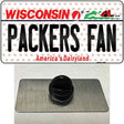 Packers Fan Wisconsin Novelty Metal Hat Pin