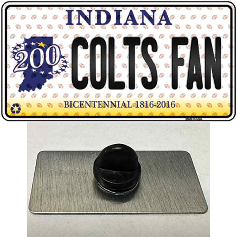 Colts Fan Bicentennial Indiana Novelty Metal Hat Pin