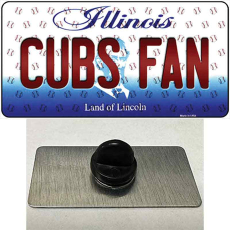 Cubs Fan Illinois Novelty Metal Hat Pin