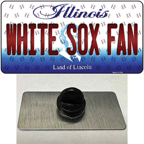 White Sox Fan Illinois Novelty Metal Hat Pin