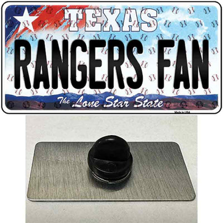 Rangers Fan Texas Novelty Metal Hat Pin