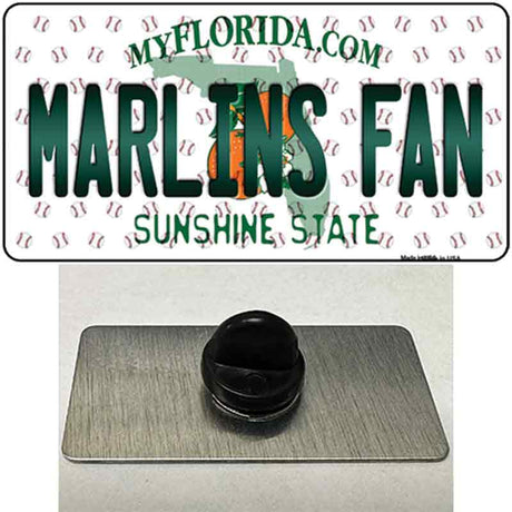 Marlins Fan Florida Novelty Metal Hat Pin