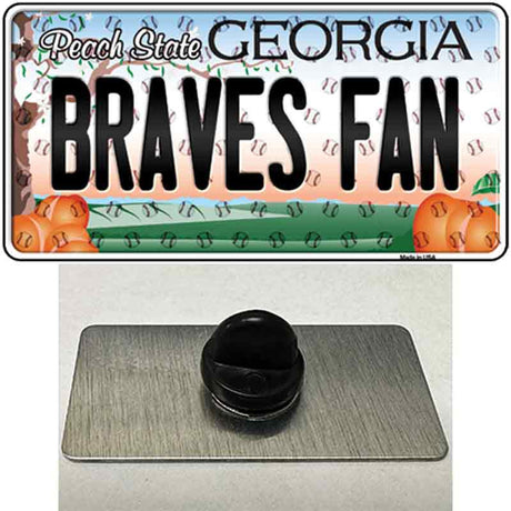 Braves Fan Georgia Novelty Metal Hat Pin