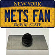 Mets Fan New York Novelty Metal Hat Pin