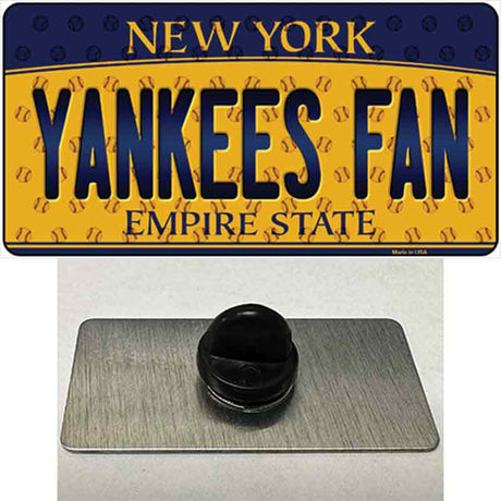 Yankees Fan New York Novelty Metal Hat Pin