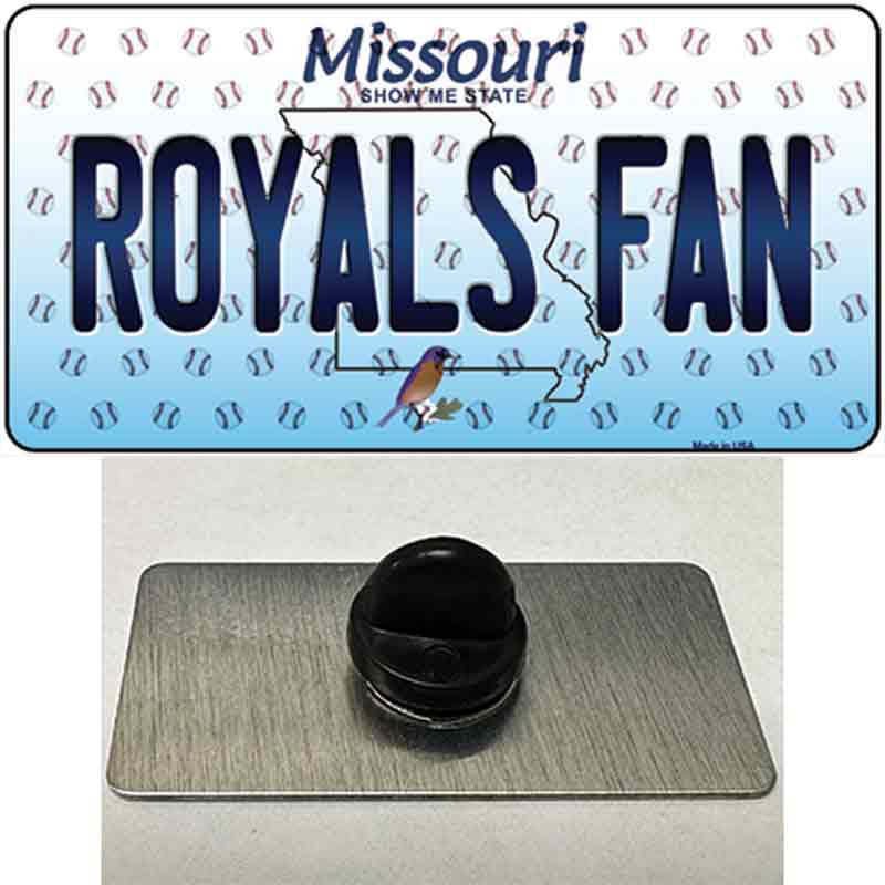 Royals Fan Missouri Novelty Metal Hat Pin