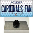 Cardinals Fan Missouri Novelty Metal Hat Pin